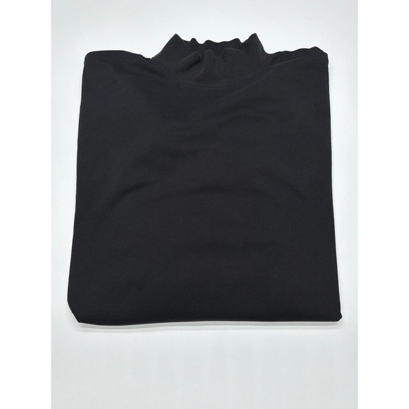Duluth Trading Co Longtail T Mock Neck Long Sleeve‎ Cotton Shirt Mens M Black - Picture 11 of 11